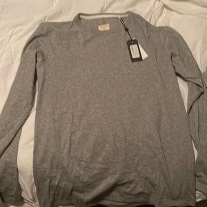 Gray rag and bone mens long sleeve shirt. New